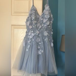 Blue Flower Dress